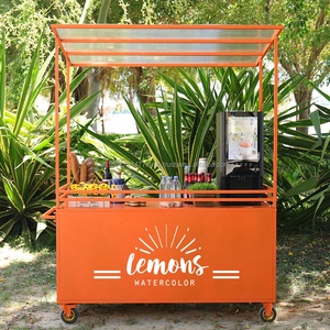 Outdoor Stall Shopping Mall Booth Mobile Dining Cart Food Festival Stand Portable Street Pizza Booth Mobile Ice Cream <b>Trolley</b> - Product Image 4