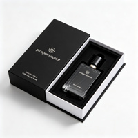 Boîte à parfum personnalisée en forme de boîte magnétique, finition douce au toucher, gaufrage, avec insert en mousse pour 30 ml, 50 ml, 100 ml, directement de l'usine