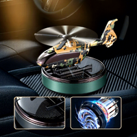 Diffuseur de parfum de voiture en alliage d'aluminium en forme de chasseur d'avion de luxe, alimenté par énergie solaire, longue durée, rechargeable, pour huiles essentielles, purificateur d'air automatique