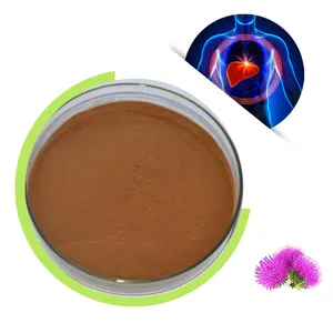 Supply Pure 80% Milk Thistle Extract Health Product Raw Material Food Grade For Health Supplement