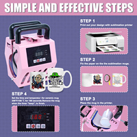 Presse à chaleur portable Mecolour pour tasses, machine d'impression de tasses de 11 oz
