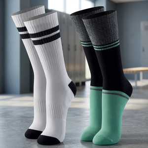 Calcetines de Pilates Personalizados Antideslizantes de Punto con Logotipo Personalizado, Calcetines de Yoga para Mujer con Agarre, Mezcla de Algodón, Deportivos, Venta al Por Mayor Directa de Fábrica - Product Image 3