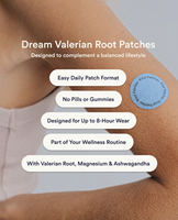Patchs GABA Ashwagandha pour le Sommeil Réparateur et le Bien-être, avec Complexe de Vitamines B, Soutien à la Détente Nocturne, Végétaliens, OEM ODM Vente en Gros