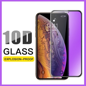 ฟิล์มกระจกนิรภัย AG ป้องกันแสงสีฟ้าและแสงสีม่วง 10D HD สำหรับ iPhone 12 13 Pro Max แบบด้าน HD กาวเต็มจอ จากโรงงาน - Product Image 3