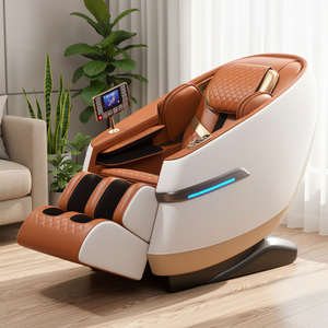Fauteuil de massage complet 4D SL Track avec massage Shiatsu par pétrissage, chauffage, Bluetooth et gravité zéro - Product Image 1