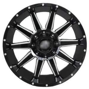 20x10 inch 5 or 6 holes lugs offroad 4x4 SUV Ten spoke mags Deep Dish aluminum rim passenger car alloy wheels for XF-219