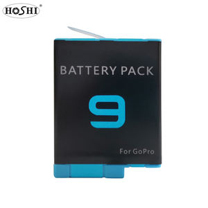 Chargeur de batterie HOSHI pour GoPro original, <span class=keywords><strong>Hero</strong></span> <span class=keywords><strong>9</strong></span>, batterie noire, 1800mAh, accessoires - Product Image 2