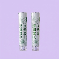 Tubes inclinés en aluminium-plastique à presser, vides, 12,7-35 mm, avec bouchon à vis de qualité alimentaire, logo personnalisé imprimé UV, pour soins personnels, 90 ml