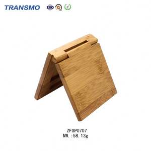 Boîte à fards à paupières de luxe écologique, palette de fards à paupières, emballage, miroir, boîte à fards à paupières en bambou - Product Image 6