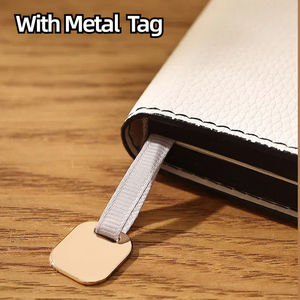 Corporate Custom A5 diario minimalista diario Cahiers colore bordo in pelle <span class=keywords><strong>Notebook</strong></span> con anello di penna per souvenir Freebie - Product Image 5