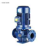 Pompa Air Listrik Industri 5-75HP Tipe Sentrifugal OEM untuk Transportasi Pipa Pertanian Kota Garansi 2 Tahun