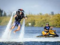 Vente Flash : Jetpack en Alliage d'Aluminium pour Sports Nautiques, Hauteur de Vol de 7 à 15 m, Alimenté par Jetski