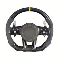 Volant sport personnalisé en cuir et fibre de carbone pour Mercedes Benz Classe E, Classe G, GLE, AMG C63, C300, W204, séries A, E, C, G