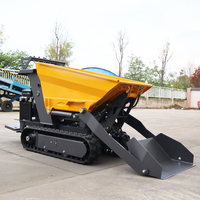 Kostenloser Versand – Kleiner 500 kg Hydraulik-Raupendumper mit Selbstladefunktion für Obstplantagen