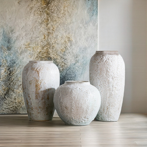 ديكور منزلي مزهرية سيراميك ديكور فاخر طاولة تصميم عصري لأثاث غرفة المعيشة مزهرية سيراميك جرة زهور أواني - Product Image 4