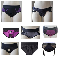 7 Tailles de Boxers Confortables Sans Dildo, Harnais Sexy à Anneau en O, Sous-vêtements pour Femmes Lesbiennes, Taille Plus 3XL