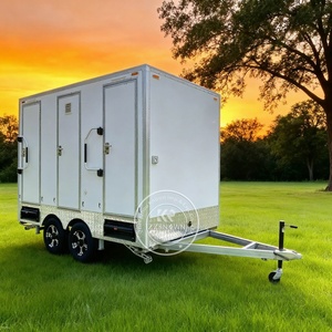 ZZKNOWN Remorque de salle de bain de luxe portable Toilette extérieure avec douche et lavabo pour mariages et festivals - Product Image 1