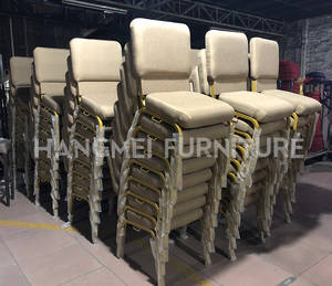 Chaise d'évêque en métal doré de haute qualité, entrelacée, avec revêtement en tissu et plastique, pour <span class=keywords><strong>l</strong></span>'église, la salle <span class=keywords><strong>à</strong></span> manger et le salon - Product Image 5