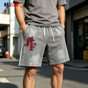 <span class=keywords><strong>Pantaloncini</strong></span> Jogger da <span class=keywords><strong>Uomo</strong></span> Casual Larghi <span class=keywords><strong>con</strong></span> Logo Personalizzato di Alta Qualità, Abbigliamento Sportivo all'Ingrosso, Produttore di Abbigliamento Attivo - Product Image 2