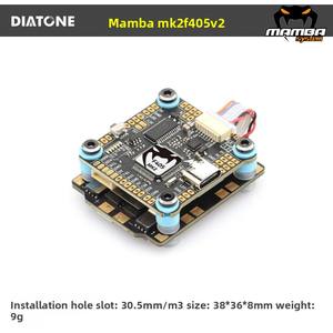 Contrôleur de vol DIATONE <span class=keywords><strong>MAMBA</strong></span> <span class=keywords><strong>F405</strong></span> <span class=keywords><strong>MK2</strong></span> V2 ICM42688P avec ESC 4-en-1 BLHeli_S <span class=keywords><strong>F40</strong></span>/F55_BLS Dshot 300-1200 3-6S pour drone de course FPV RC - Product Image 1