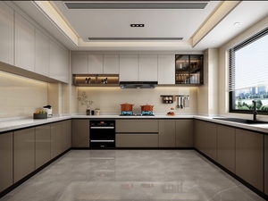 Mobili da Cucina Modulari in Stile Moderno in Offerta, Set Completi con Armadi e Cassetti Pronti per il Montaggio, Realizzati in Legno - Product Image 2