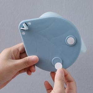 <b>Plastic</b> Leaf Holder, Self Drain Stand Storage Plate <b>Tray</b> Soap Dish Case for Bathroom and Kitchen - Product Image 3