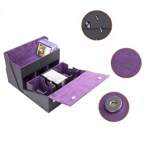 Boîte de rangement pour cartes en PU durable, fabriquée directement par FX Factory, pour la protection des cartes à collectionner - Product Image 1