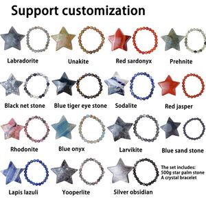 Commande en gros Réductions <span class=keywords><strong>500g</strong></span> Cristal Étoile Palmier <span class=keywords><strong>Pierre</strong></span> Sodalite Bracelet <span class=keywords><strong>Pierre</strong></span> Précieuse Polie pour Cadeau - Product Image 3