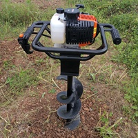 HOTOKA Tarière thermique portative 52 cm³ à essence, 2 temps, refroidie par air, pour clôtures et aménagements paysagers