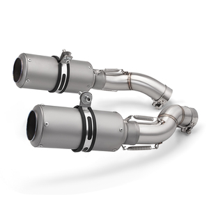 Pour GSXS1300 <span class=keywords><strong>GSXS</strong></span>-1300R <span class=keywords><strong>2021</strong></span> - 2024 Moto Système D'échappement Évasion Moto Modifié Lien Tuyau Connecter 51mm Silencieux - Product Image 1