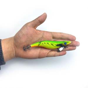 Señuelo de pesca japonés de 20g/0,7 oz, molde de madera para camarones <span class=keywords><strong>Egi</strong></span>, anzuelo de calamar, plantilla, señuelo de pulpo - Product Image 4