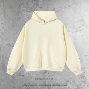 Sudadera con Capucha Oversize de Algodón 100% para Hombre y Mujer, Corte Holgado, 430g Wei <span class=keywords><strong>Yi</strong></span>, Primavera - Product Image 3