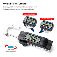 100% nouveau 0-25MM Auto pneu détection d'usure étrier haute précision ABS LCD affichage numérique jauge épaisse avec 1 an de garantie