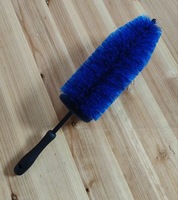 Ensemble d'outils de lavage de voiture universel Brosse de nettoyage de cache-moyeu en plastique et brosse à poussière Accessoires de détail automobile