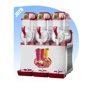 2024 Table Top 2 Tanks Mini Slush Frappe Machine Frozen Summer Healthy Vegetable Drinking Juice Fruit Snow Melting Machine