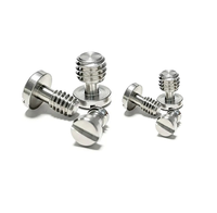 Vis en acier inoxydable personnalisées d'usine OEM 1/4 pour plaque de dégagement rapide de cardan de caméra, accessoires de base de cardan