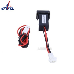 3.1A Kép USB Port Điện Tử Ổ Cắm Điện 1A + 2.1A Xe Sạc 3.1A Với Không Thấm Nước Chống Bụi Cap - Product Image 6
