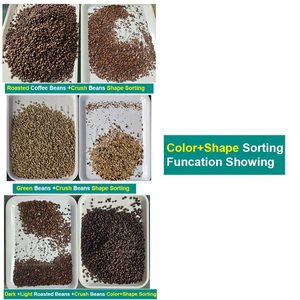 Machine de tri de couleur HCS100 Mini 50-100 kg/h pour grains de café, flocons de nourriture pour animaux, 5 canaux, noix - Product Image 4