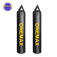 Sac de frappe en forme de goutte d'eau MMA ONEMAX avec logo personnalisé, sac de boxe suspendu robuste, ODM OEM pour les chaînes de salles de sport et les vendeurs transfrontaliers