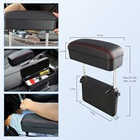 Accoudoir de Voiture Universel avec Support Réglable, Rangement Console, Rallonge Confortable pour Repose-Coude