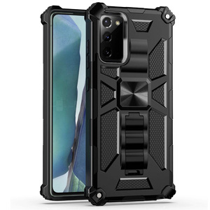 Support de voiture magnétique antichoc à l'intérieur de la béquille couverture arrière étui de téléphone portable pour <span class=keywords><strong>Samsung</strong></span> Note <span class=keywords><strong>20</strong></span> /Note <span class=keywords><strong>20</strong></span> Plus/Note10 - Product Image 2