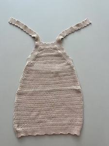 Abito Estivo da Spiaggia Casual <span class=keywords><strong>per</strong></span> Ragazze, in Cotone all'<span class=keywords><strong>Uncinetto</strong></span>, Lunghezza al Ginocchio, ODM, Schiena Scoperta, Senza Maniche, Ecologico e Traspirante - Product Image 5