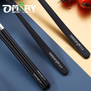 Taiwan Premium OMORY 304 Stainless Steel Cutlery Set 3pcs Chopstick Spoon Fork with <b>Storage</b> Bag - Product Image 6