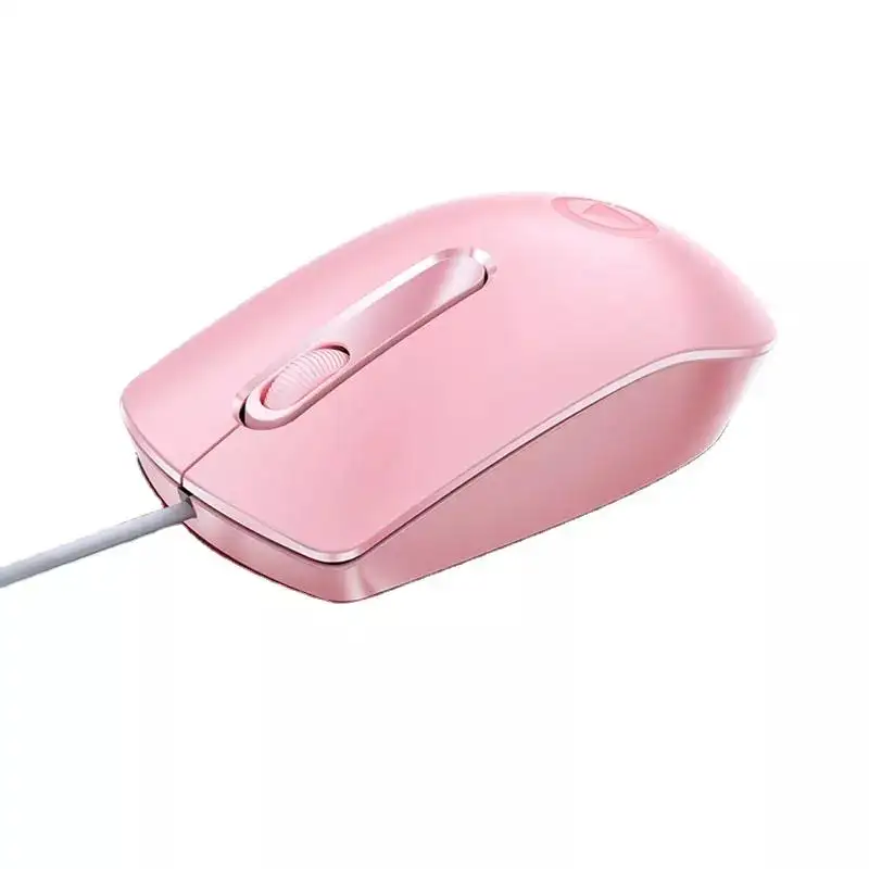 Amazon Wholesale G9 Office Game Wired Mouse Pink Weighted Laptop Accessories Computer Gaming mouse