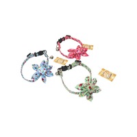Collier pour chat à imprimé floral avec ornement tournesol détachable, style campagnard, collier à dégagement rapide