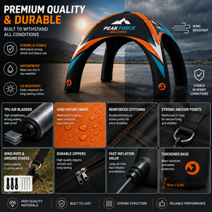 Carpa Inflable CATC para Rally en <span class=keywords><strong>el</strong></span> <span class=keywords><strong>Desierto</strong></span> |   Carpa de Boxes para Automovilismo Resistente al Viento |   Carpa Personalizada Tipo Araña para Eventos Todoterreno - Product Image 3