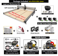 20% de réduction BulkMan3D Kit complet CNC à entraînement par vis sans fin double axe X, contrôleur XPROV5, moteurs en boucle ouverte 2.45N.m pour routeur à bois
