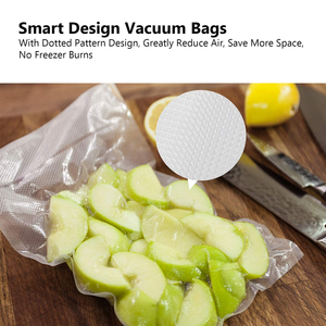 Heavy Duty 11\" X 16\" Quart 8\" X 12\" Pint 6\" X 10\" Food Saver Plastic <b>Vacuum</b> Storage <b>Bags</b> Flat <b>Vacuum</b> Sealer <b>Bag</b> Security - Product Image 5