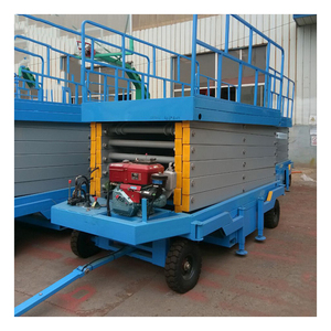 चेरी पिकर इलेक्ट्रिक हवाई मंच 6 मीटर 8 मीटर 10 मीटर 12 मीटर आसमान लिफ्ट मोबाइल लिफ्टर मचान हाइड्रोलिक कैंची लिफ्ट - Product Image 4