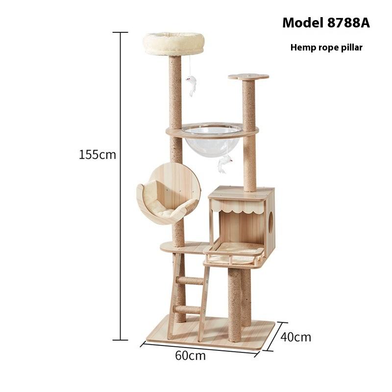 8788A Style vis de poteau de corde de chanvre